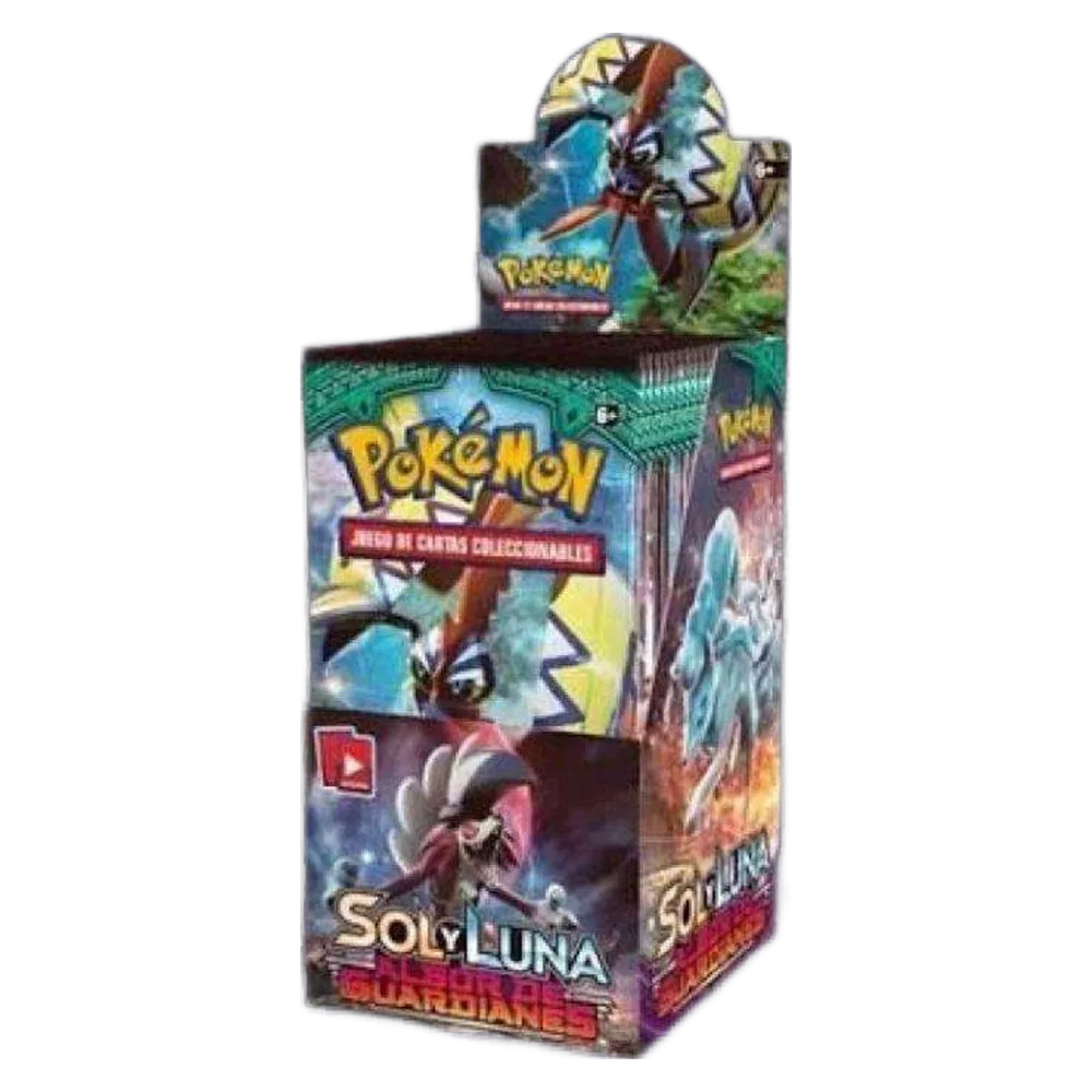 Caja Pokémon Albor de Guardianes Sol y Luna 18 Sobres Español Caja Pokémon Albor de Guardianes Sol y Luna 18 Sobres Español