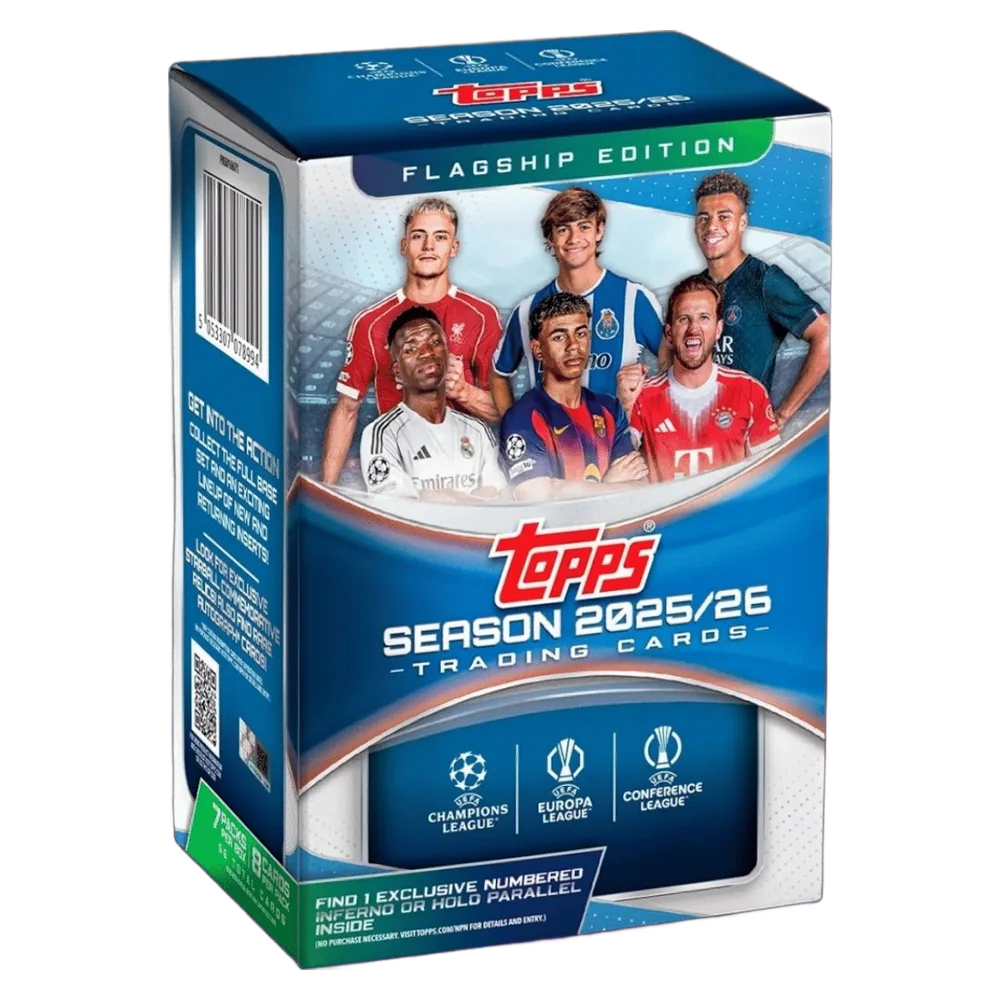 Caja Topps UEFA Club Competitions 2025/26 Flagship Edition