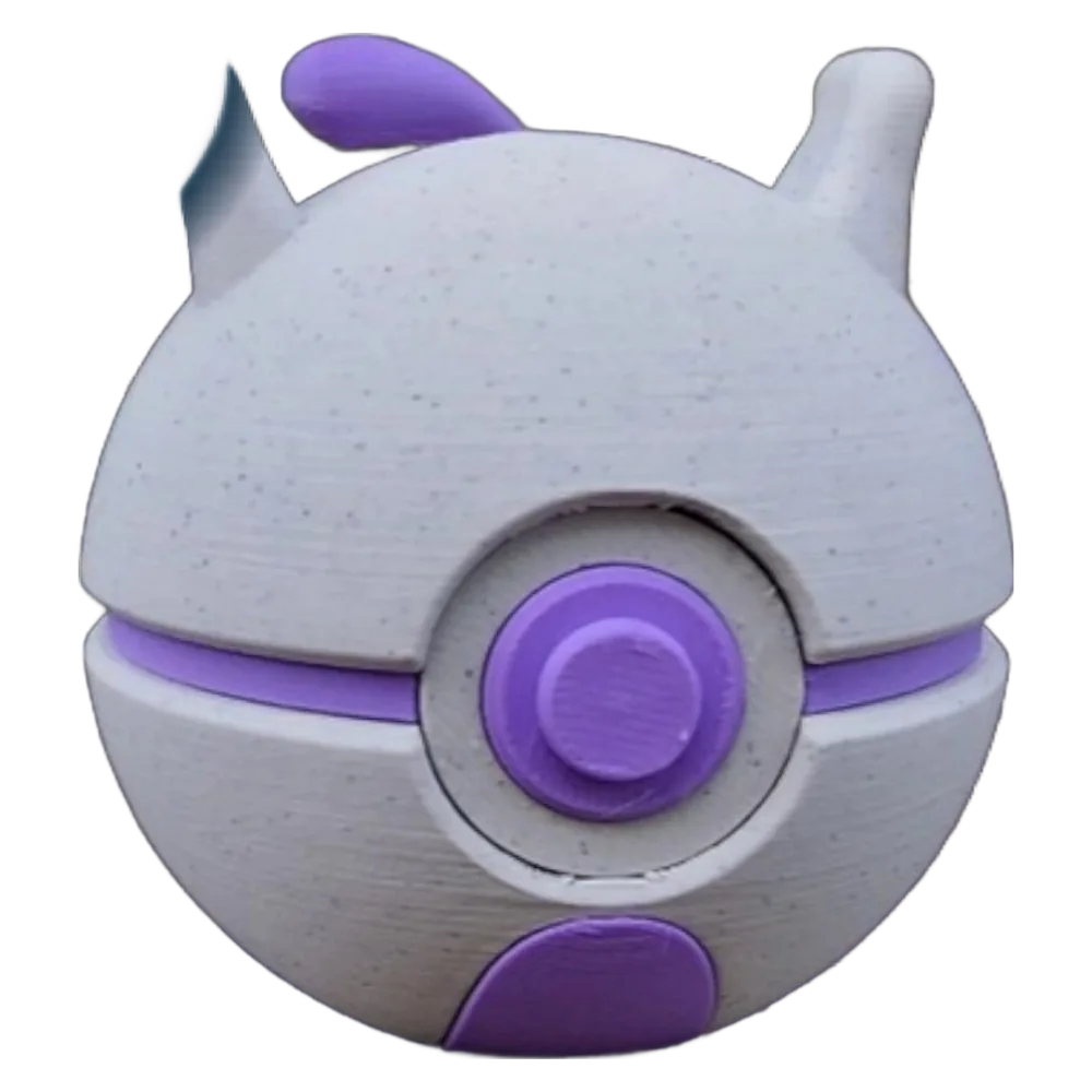 Poké Ball Mewtwo Custom - Estuche de Exhibición y Almacenamiento