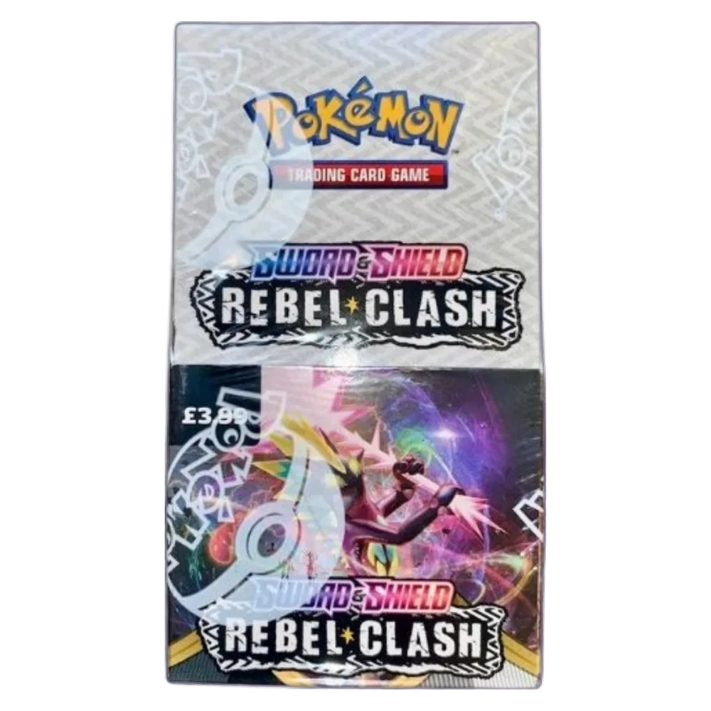 Pokémon TCG Sword & Shield Choques rebeldes caja 18 español Pokémon TCG Sword & Shield Choques rebeldes caja 18 español