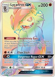 Lycanroc GX Albor de Guardianes