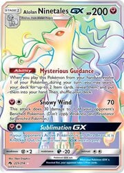 Alolan Ninetales GX Truenos Perdidos
