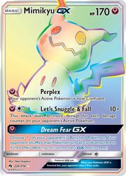 Mimikyu GX Truenos Perdidos
