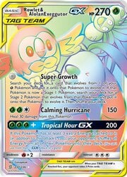 Rowlet & Alolan Exeggutor GX Mentes Unidas