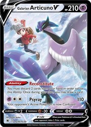 Galarian Articuno V Resplandor Astral