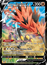 Galarian Zapdos V Resplandor Astral