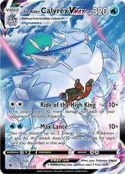 Ice Rider Calyrex VMAX Resplandor Astral
