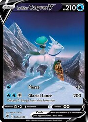 Ice Rider Calyrex V Resplandor Astral