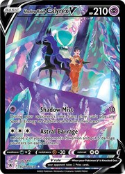 Shadow Rider Calyrex V Resplandor Astral