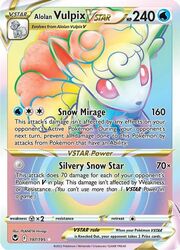 Alolan Vulpix VSTAR Tempestad Plateada