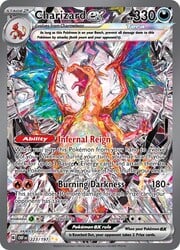 Charizard ex Llamas Obsidianas