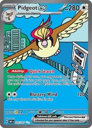 Pidgeot ex Llamas Obsidianas