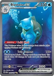Blastoise ex Pokémon 151