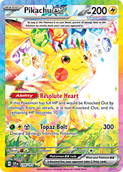 Pikachu ex Chispas Fulgurantes