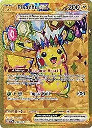 Pikachu ex Chispas Fulgurantes