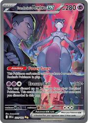 Team Rocket's Mewtwo ex Rivales Predestinados