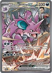 Team Rocket's Nidoking ex Rivales Predestinados