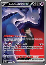 Team Rocket's Mewtwo ex Héroes Ascendentes